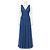 Vera Wang Abendkleid aus Jersey in Pacific Blue Blau