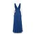 Vera Wang Abendkleid aus Jersey in Pacific Blue Blau - Ansicht 2