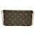 Vivienne Louis Vuitton Monogram Pochette Felicie M80859 Marrone Monogramma - vista 2