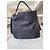 Burberry Handtasche aus schwarzem Leder mit Kette - Ansicht 7