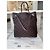 Borsa tote Gucci GG Supreme in tela marrone - vista 10
