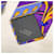 Gianni Versace Cravatta in Seta Viola Multicolore Viola scuro  - vista 4
