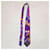 Gianni Versace Cravatta in Seta Viola Multicolore Viola scuro  - vista 7