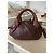 Borsa Fendi in pelle marrone con manici intrecciati - vista 16