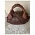 Borsa Fendi in pelle marrone con manici intrecciati - vista 3