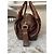 Borsa Fendi in pelle marrone con manici intrecciati - vista 8