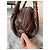 Borsa Fendi in pelle marrone con manici intrecciati - vista 9