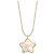 Autre Marque Collana in oro 14k con pendente a stella in madreperla D'oro