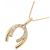 Autre Marque Collana Horseshoe in Diamanti Au750 D'oro - vista 3