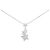 Autre Marque Collana con Diamanti K18WG Argento