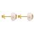 Autre Marque Orecchini TOUS Bear Pearl in oro 18k Bianco D'oro - vista 2