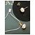 Autre Marque Orecchini TOUS Bear Pearl in oro 18k Bianco D'oro - vista 5