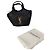 Saint Laurent Borsa Tote in Pelle Trapuntata, Nera Nero