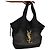 Saint Laurent Borsa Tote ICARE in Rafia Nera Nero