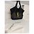Saint Laurent Borsa Tote ICARE in Rafia Nera Nero - vista 15
