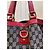 Gucci GG Supreme Monogram Canvas Tote Bag Red Beige Dark blue - view 13