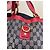Gucci GG Supreme Monogram Canvas Tote Bag Red Beige Dark blue - view 6