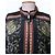 Autre Marque Chaqueta GDT TOO Estampado Celestial Negro Blanco Roja Dorado - vista 2