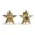 Orecchini Chanel Gold Metal Stud D'oro  - vista 1