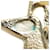 Orecchini Chanel Gold Metal Stud D'oro  - vista 7