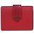 Cartera de piel Saffiano roja de Prada