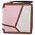 Loewe Puzzle Leder Rundgeldbörse mit Reißverschluss Braun Pink Roh