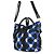 Borsa a Spalla Chanel Airline Nylon Nero Bianco Blu - vista 2