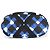 Borsa a Spalla Chanel Airline Nylon Nero Bianco Blu - vista 3