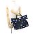 Borsa a Spalla Chanel Airline Nylon Nero Bianco Blu - vista 4