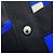 Borsa a Spalla Chanel Airline Nylon Nero Bianco Blu - vista 7
