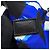 Borsa a Spalla Chanel Airline Nylon Nero Bianco Blu - vista 8