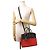Borsa Louis Vuitton City Steamer PM Nero Rosso - vista 5