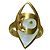 inconnue Folli Follie Emaille-Ring Goldfarben Golden