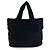 Prada Terry 1BG130 Tote Bag Schwarz Polyester Weiß - Ansicht 2
