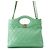 Borsa a tracolla Chanel Matelassé Small Chain Verde chiaro