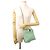 Borsa a tracolla Chanel Matelassé Small Chain Verde chiaro - vista 5