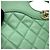 Borsa a tracolla Chanel Matelassé Small Chain Verde chiaro - vista 7