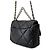 Borsa a Spalla con Catena Chanel 19 Large Nero - vista 2