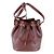 Borsa a tracolla in pelle rossa Cartier da donna Rosso