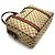 Borsa Tote Gucci GG Canvas Sherry Marrone - vista 3