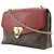 Borsa a Spalla Louis Vuitton Sun Praseed Marrone Fuschia - vista 2