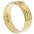 Bague anneau Christian Dior en or jaune 18K et diamants Doré - vue 3