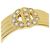 Bague anneau Christian Dior en or jaune 18K et diamants Doré - vue 4