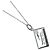 Collier lettre enveloppe Tiffany & Co. Argenté