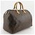 Borsa Louis Vuitton Speedy 35 Marrone - vista 3