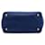 Borsa Prada Blue Small Canvas Canapa Logo Blu scuro - vista 3