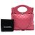Borsa shopping Chanel Pink Small Quilted Shiny Aged Calfskin 31 Rosa - vista 6