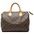 Louis Vuitton Marrone Monogram Speedy 30