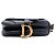 Borsa Saddle in micro pelle di capra nera Dior Nero - vista 3