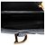 Borsa Saddle in micro pelle di capra nera Dior Nero - vista 4